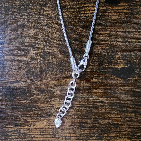 Brighton Silver and Turquoise Necklace - Picture 5 of 6